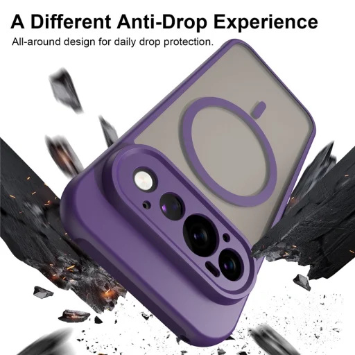 Fialové puzdro Techsuit HaloFrost II MagSafe pre Google Pixel 11 Pro - 6