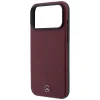 Apple iPhone 18 Pro Max / 17 Pro Max bordové kožené puzdro Mercedes Leather Semi Wrap Iconic Line MagSafe thumbnail