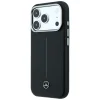 iPhone 18 Pro Max / 17 Pro Max čierny Mercedes Leather Semi Wrap with Iconic Line MagSafe kryt thumbnail