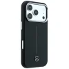 iPhone 18 Pro Max / 17 Pro Max čierny Mercedes Leather Semi Wrap with Iconic Line MagSafe kryt thumbnail