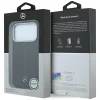 iPhone 18 Pro Max / 17 Pro Max čierny Mercedes Leather Semi Wrap with Iconic Line MagSafe kryt thumbnail