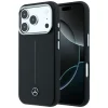 iPhone 18 Pro Max / 17 Pro Max čierny Mercedes Leather Semi Wrap with Iconic Line MagSafe kryt thumbnail