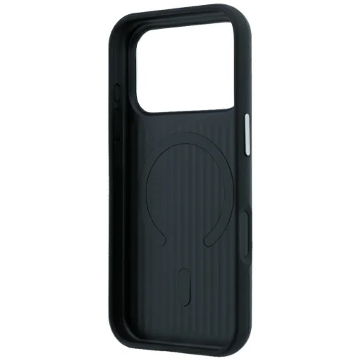 iPhone 18 Pro Max / 17 Pro Max čierny Mercedes Leather Semi Wrap with Iconic Line MagSafe kryt - 7