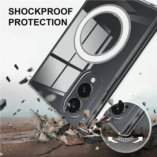 Priehľadné puzdro Techsuit MagSafe Pro pre Samsung Galaxy Z Fold8 - 6