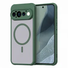 Zelené puzdro Techsuit HaloFrost II MagSafe pre Google Pixel 11 Pro
