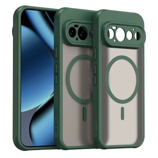Zelené puzdro Techsuit HaloFrost II MagSafe pre Google Pixel 11 Pro - 2