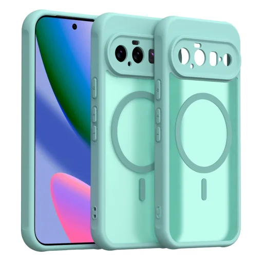 Mätovozelené puzdro Techsuit HaloFrost II MagSafe pre Google Pixel 11 - 2