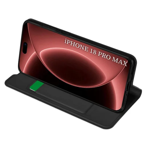 Čierne puzdro Techsuit Magskin Book pre iPhone 18 Pro Max - 2