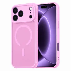iPhone 18 Pro / iPhone 17 Pro ružové puzdro Techsuit HaloFrost II MagSafe