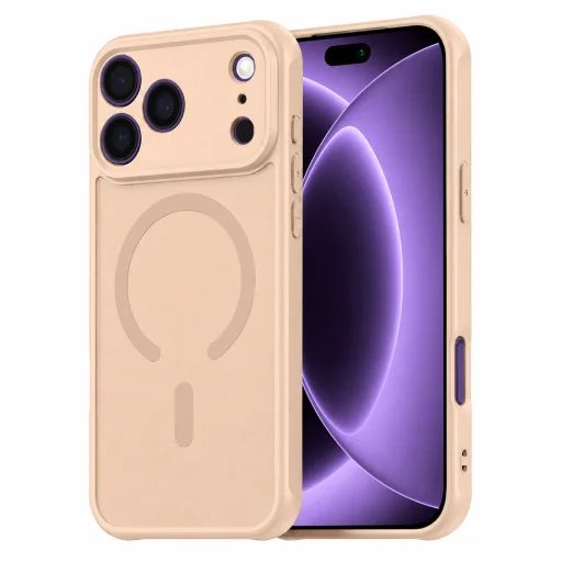 iPhone 18 Pro / iPhone 17 Pro zlaté puzdro Techsuit HaloFrost II MagSafe - 1
