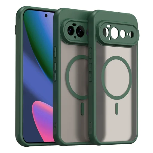 Zelené puzdro Techsuit HaloFrost II MagSafe pre Google Pixel 11 Pro XL - 2