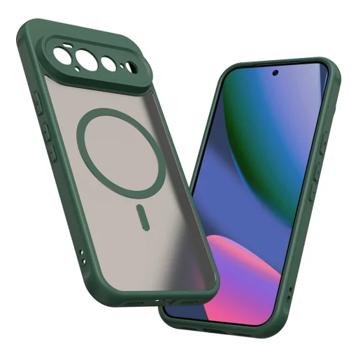 Zelené puzdro Techsuit HaloFrost II MagSafe pre Google Pixel 11 Pro XL - 3