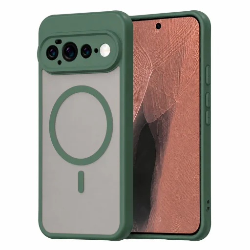 Zelené puzdro Techsuit HaloFrost II MagSafe pre Google Pixel 11 Pro XL - 1