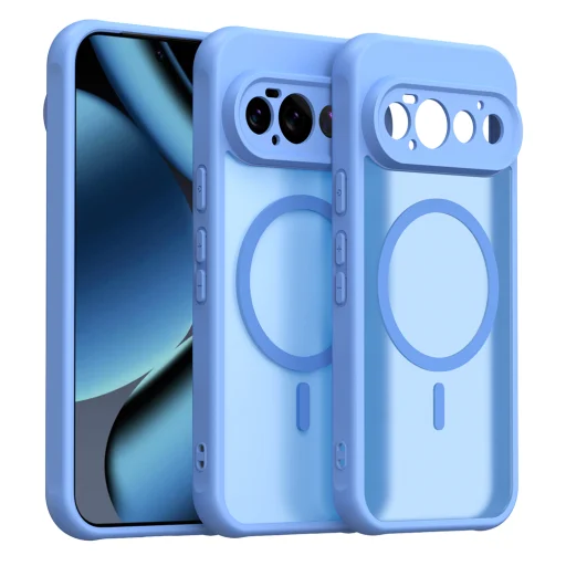 Google Pixel 11 Pro nebesky modré puzdro Techsuit HaloFrost II MagSafe - 2
