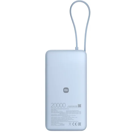 Powerbanka Xiaomi, 20000mAh, 67W, QC + PD, Ice Blue BHR08O8GL - 2