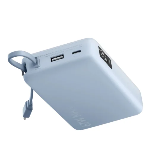 Powerbanka Xiaomi, 20000mAh, 67W, QC + PD, Ice Blue BHR08O8GL - 3