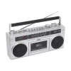 SAL RRTBRONX sztereó kazettás rádiós magnó, Bluetooth, USB, microSD, MP3, multi-felvétel és archiválás, 3-sávos rádió thumbnail