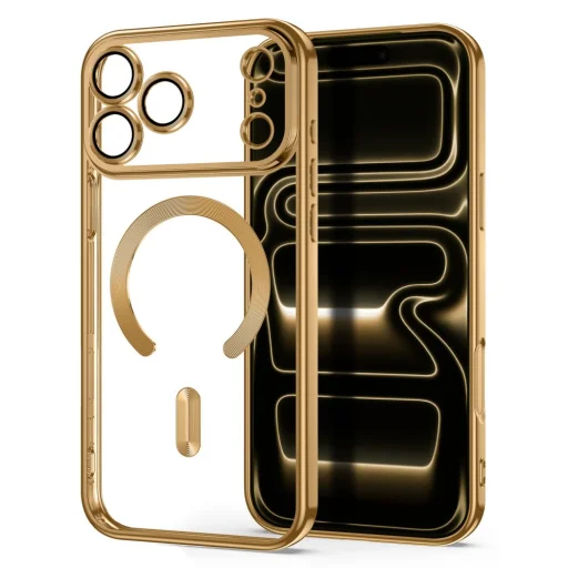 Puzdro Tech-Protect MagFlex MagSafe na Apple iPhone 17 Pro Max / 18 Pro Max, lesklé zlaté - 2