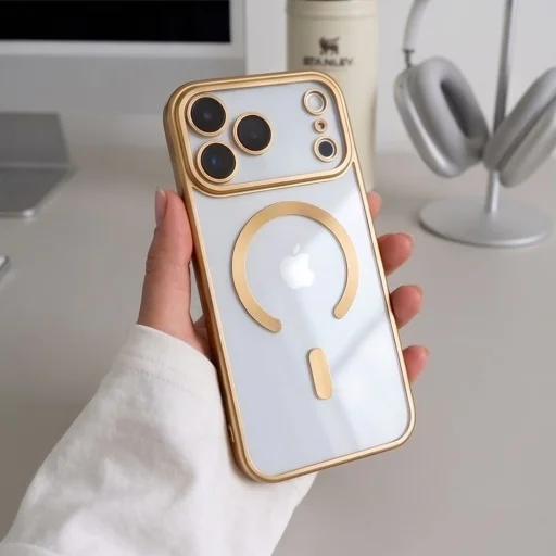 Puzdro Tech-Protect MagFlex MagSafe na Apple iPhone 17 Pro Max / 18 Pro Max, lesklé zlaté - 8