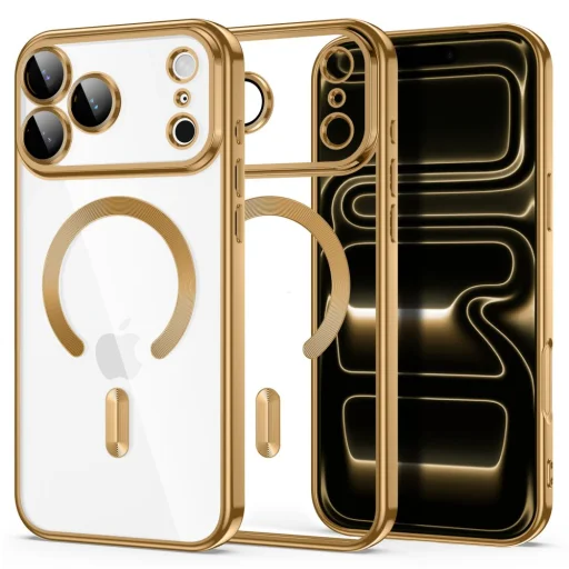 Puzdro Tech-Protect MagFlex MagSafe na Apple iPhone 17 Pro Max / 18 Pro Max, lesklé zlaté - 1