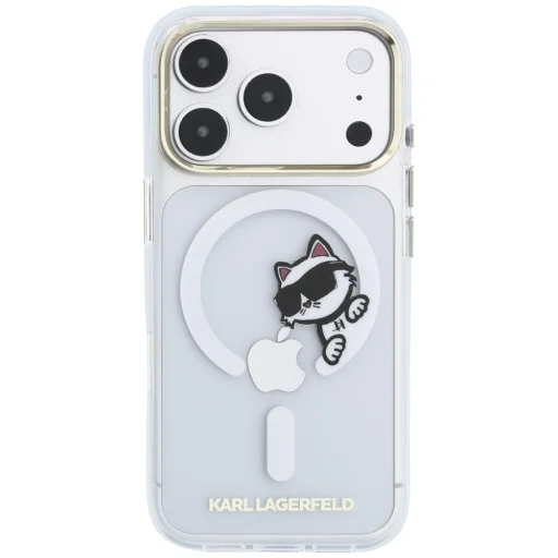  Apple iPhone 18 Pro / 17 Pro Karl Lagerfeld Peekaboo MagSafe átlátszó tok - 3
