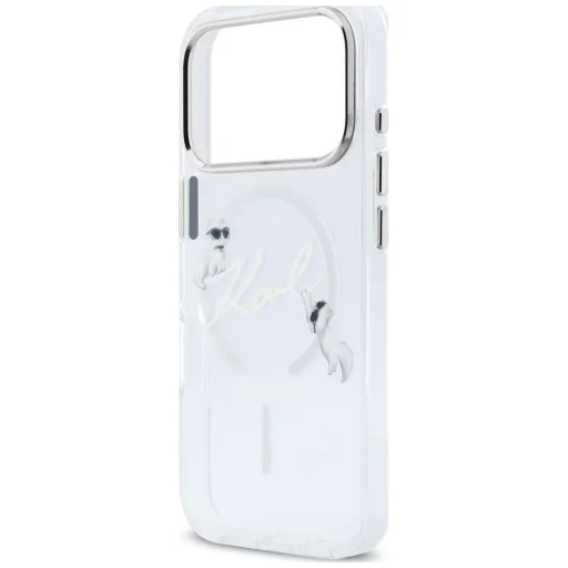 iPhone 18 Pro Max / 17 Pro Max Karl Lagerfeld Script logo MagSafe priehľadný kryt - 6