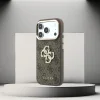 iPhone 18 Pro Max / iPhone 17 Pro Max hnedé puzdro Guess 4G & veľké štrasové logo thumbnail