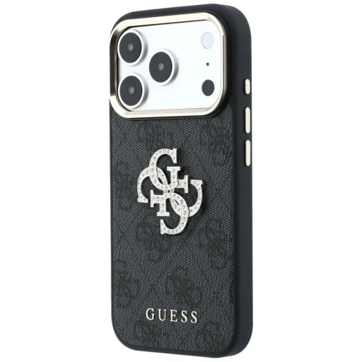 Apple iPhone 18 Pro Max / iPhone 17 Pro Max čierne puzdro Guess 4G & Big Strass Logo - 2
