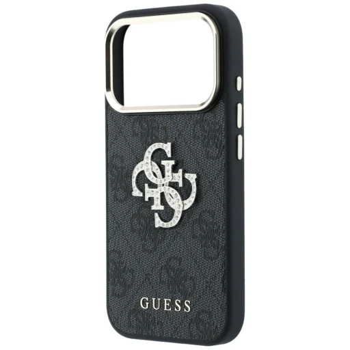 Apple iPhone 18 Pro Max / iPhone 17 Pro Max čierne puzdro Guess 4G & Big Strass Logo - 5