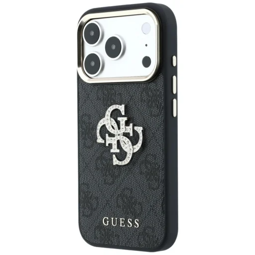 Apple iPhone 18 Pro Max / iPhone 17 Pro Max čierne puzdro Guess 4G & Big Strass Logo - 2