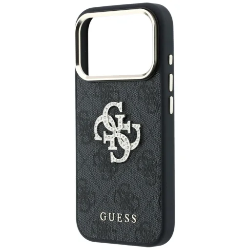 Apple iPhone 18 Pro Max / iPhone 17 Pro Max čierne puzdro Guess 4G & Big Strass Logo - 6