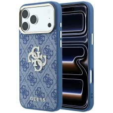  Apple iPhone 18 Pro Max / iPhone 17 Pro Max kék Guess 4G & Big Strass Logo tok