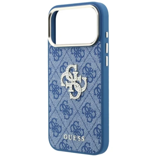  Apple iPhone 18 Pro Max / iPhone 17 Pro Max kék Guess 4G & Big Strass Logo tok - 6