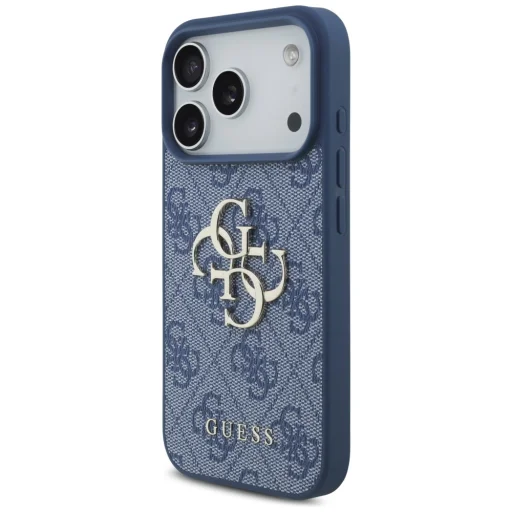  iPhone 18 Pro / iPhone 17 Pro Max kék Guess 4G Big Logo keménytok - 2