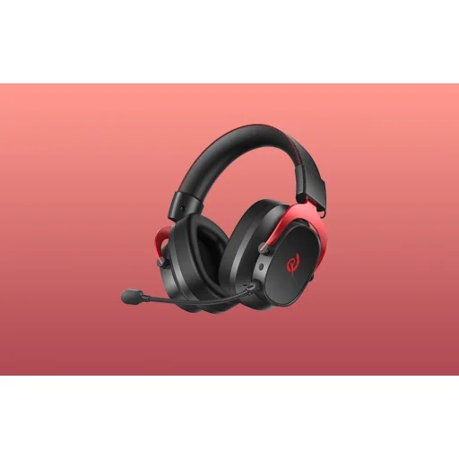 QCY Heroad VT200 Tri-Mode Edition gamer fejhallgató fekete-piros - 11