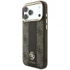 iPhone 18 Pro Max / iPhone 17 Pro Max hnedý Guess 4G with Stripe Round and Classic Logos MagSafe ochranný kryt thumbnail
