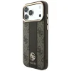 iPhone 18 Pro Max / iPhone 17 Pro Max hnedý Guess 4G with Stripe Round and Classic Logos MagSafe ochranný kryt thumbnail
