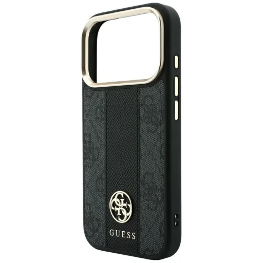 Apple iPhone 18 Pro / iPhone 17 Pro čierne Guess 4G pruhované puzdro s okrúhlym a klasickým logom MagSafe - 6