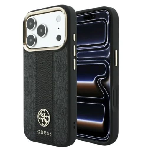 iPhone 18 Pro Max / iPhone 17 Pro Max Guess 4G pruhované puzdro s okrúhlym a klasickým logom MagSafe - 10