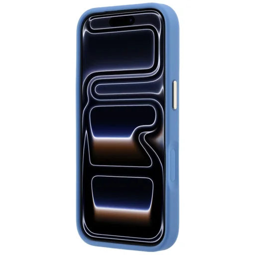  iPhone 18 Pro / iPhone 17 Pro kék Guess 4G csíkos, kerek és klasszikus logós MagSafe tok - 5