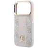 iPhone 18 Pro Max / iPhone 17 Pro Max ružový Guess 4G pruhovaný ochranný kryt MagSafe s okrúhlym a klasickým logom thumbnail