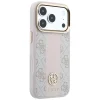 iPhone 18 Pro / iPhone 17 Pro ružový Guess 4G pruhovaný MagSafe kryt s okrúhlym a klasickým logom thumbnail