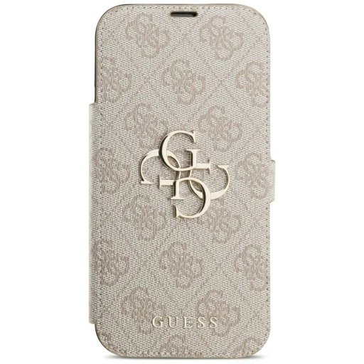 Apple iPhone 18 Pro Max / iPhone 17 Pro Max ružové knižkové puzdro Guess Book 4G Metal Logo - 3