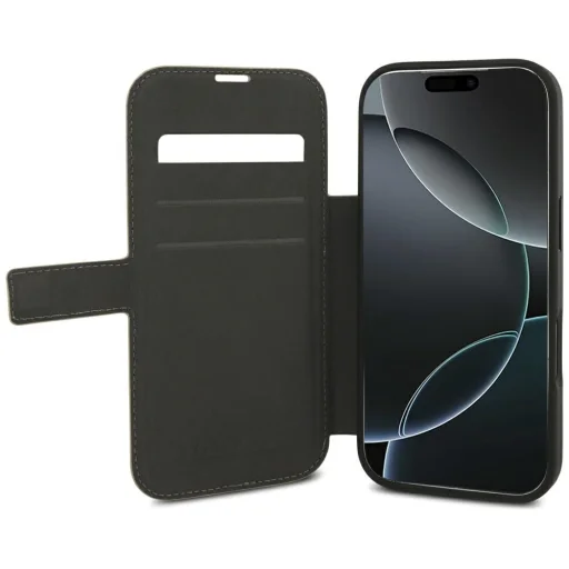  Apple iPhone 18 Pro / iPhone 17 Pro rózsaszín Guess 4G fém logós fliptok - 6
