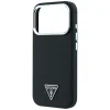 Čierne puzdro Guess Grained Triangle Logo MagSafe pre iPhone 18 Pro / 17 Pro thumbnail