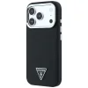Čierne puzdro Guess Grained Triangle Logo MagSafe pre iPhone 18 Pro / 17 Pro thumbnail