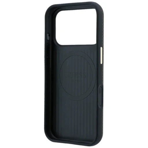 Hnedý ochranný kryt Guess Kevlar Triangle Logo MagSafe pre iPhone 18 Pro Max / 17 Pro Max - 7
