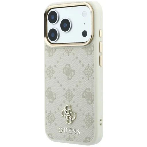 iPhone 18 Pro Max / 17 Pro Max béžové puzdro Guess Peony 4G Small Logo MagSafe - 2