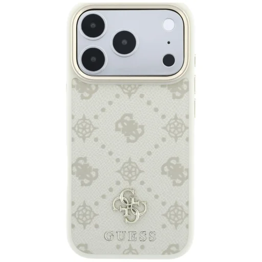 iPhone 18 Pro Max / 17 Pro Max béžové puzdro Guess Peony 4G Small Logo MagSafe - 3