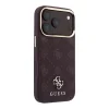  iPhone 18 Pro / 17 Pro bordó Guess Stripe Peony 4G Logo MagSafe védőtok thumbnail